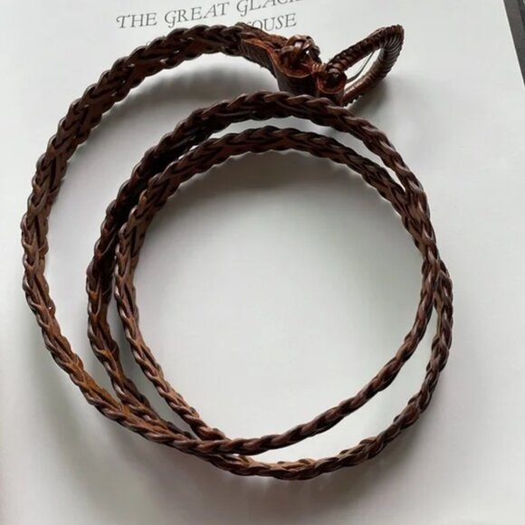 Leather Braided Belt - Picture 11 of 11
